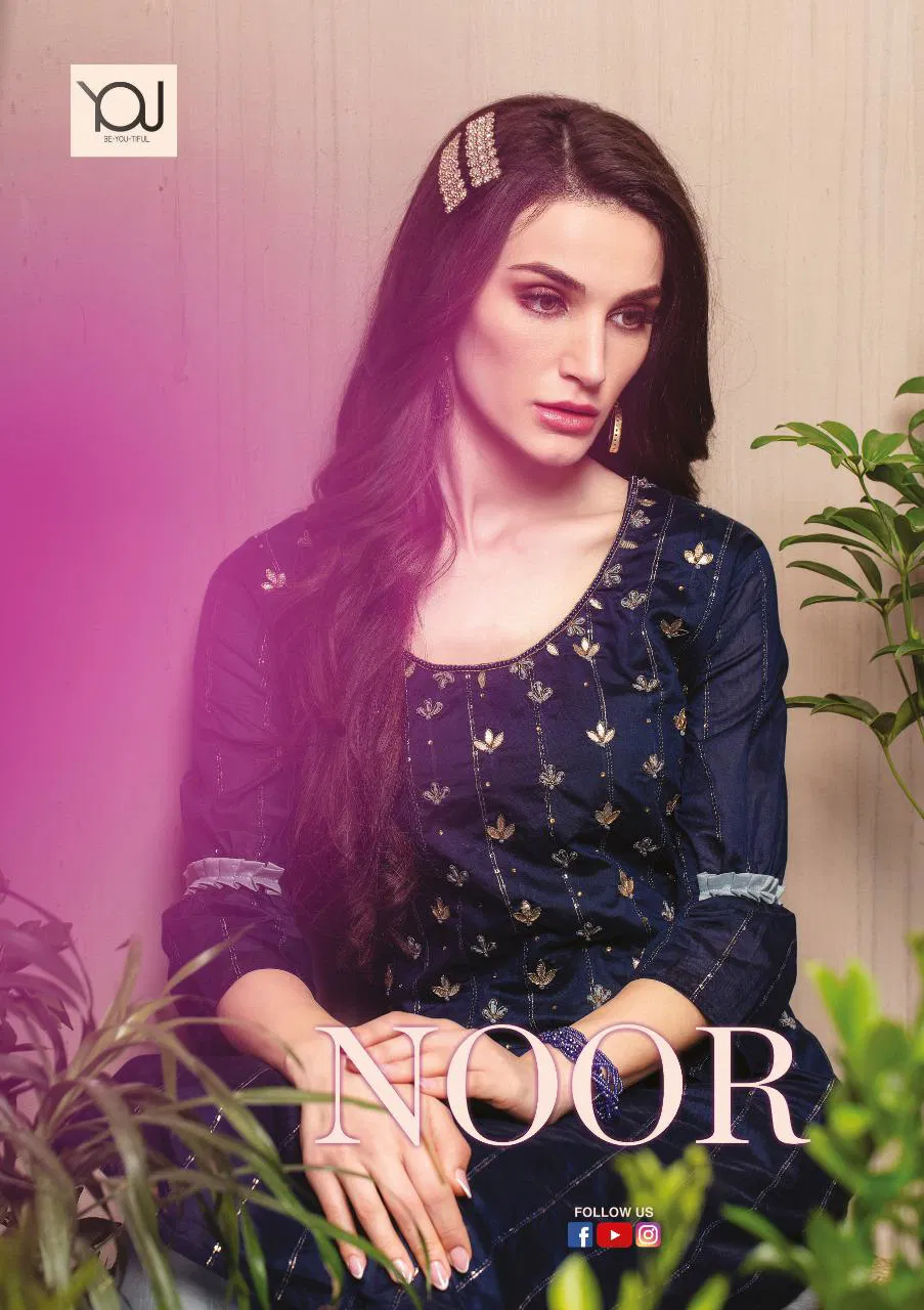 Wanna Noor latest Fancy Designer Festive Wear Kurti With Bottom Collection